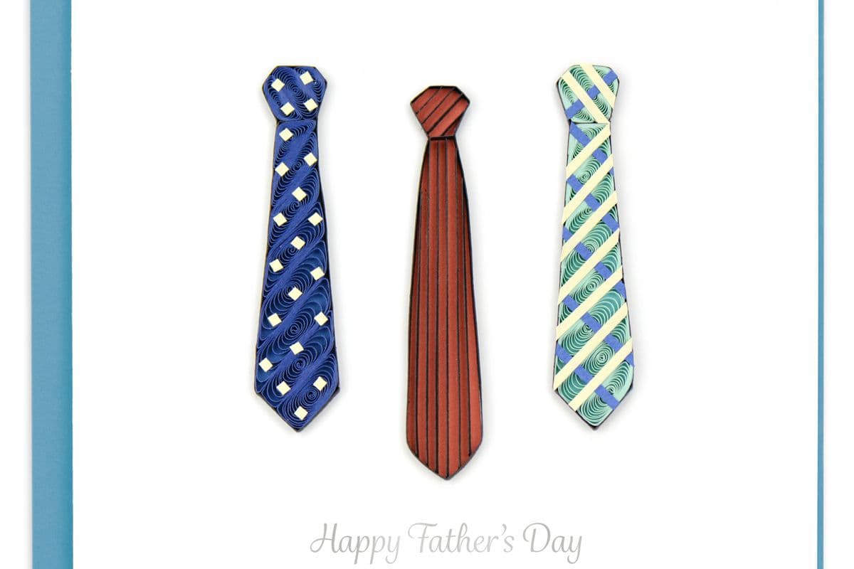 Father's Day Ties Greeting Card S0708