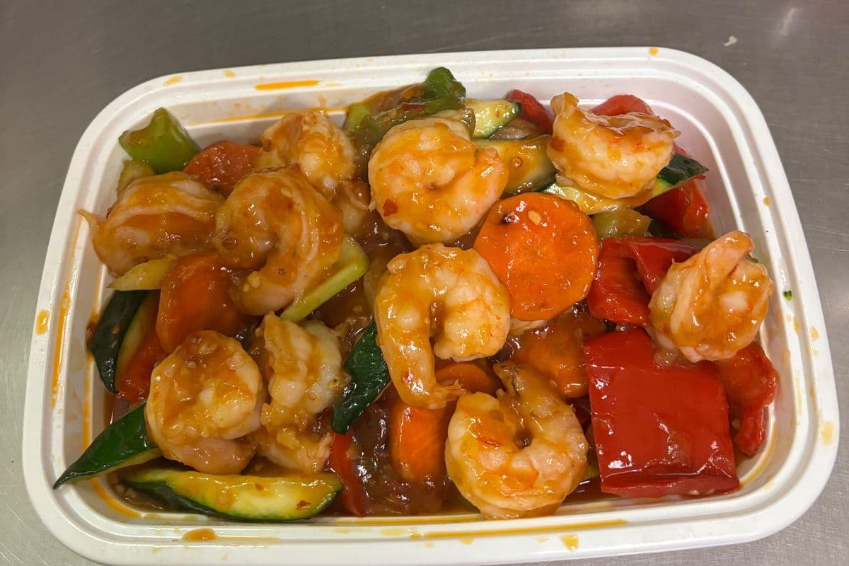 H15. Fresh Shrimp with Szechuan Sauce