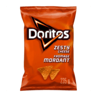 Doritos Zesty Cheese (1 Bag x 235g)
