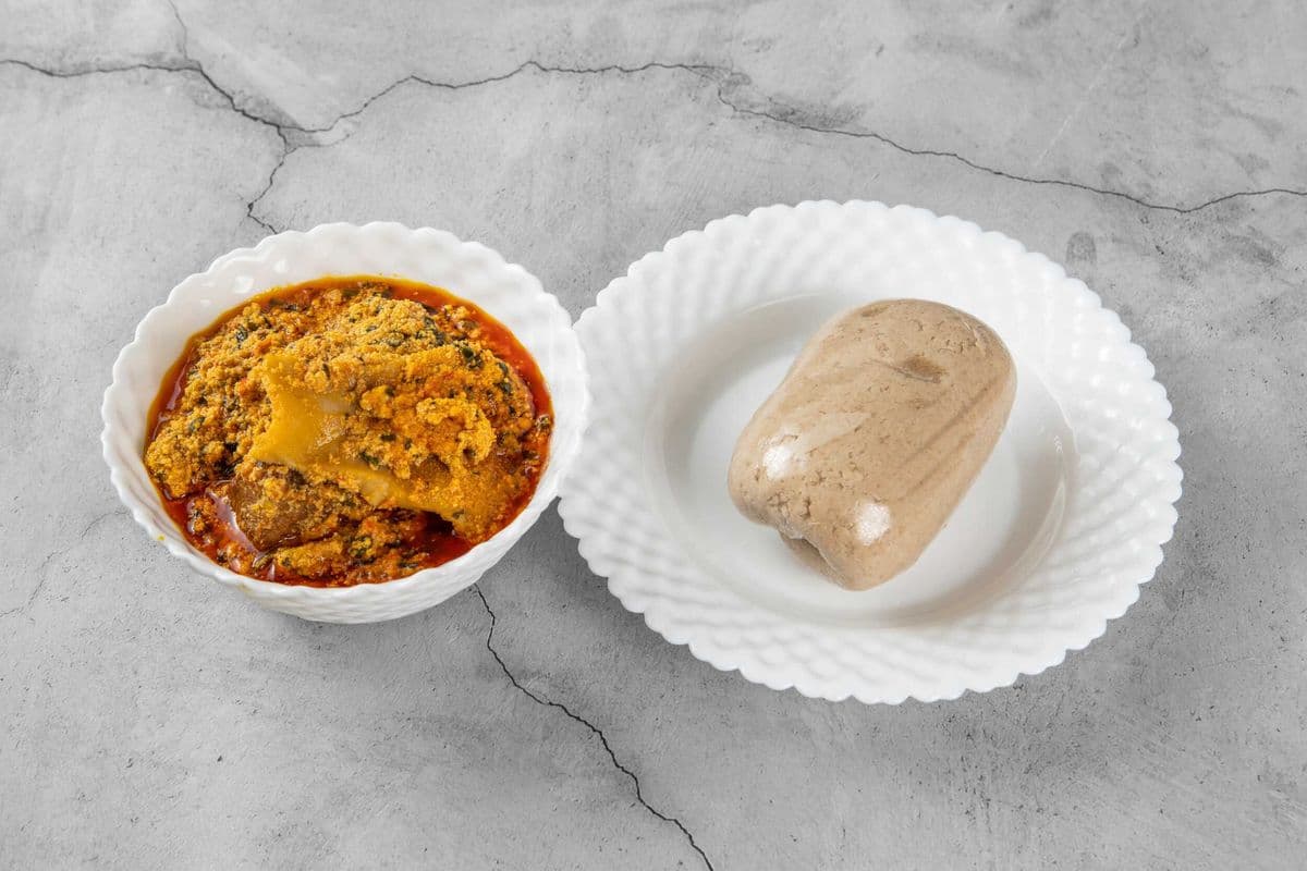 Egwusi Soup with Oatmeal