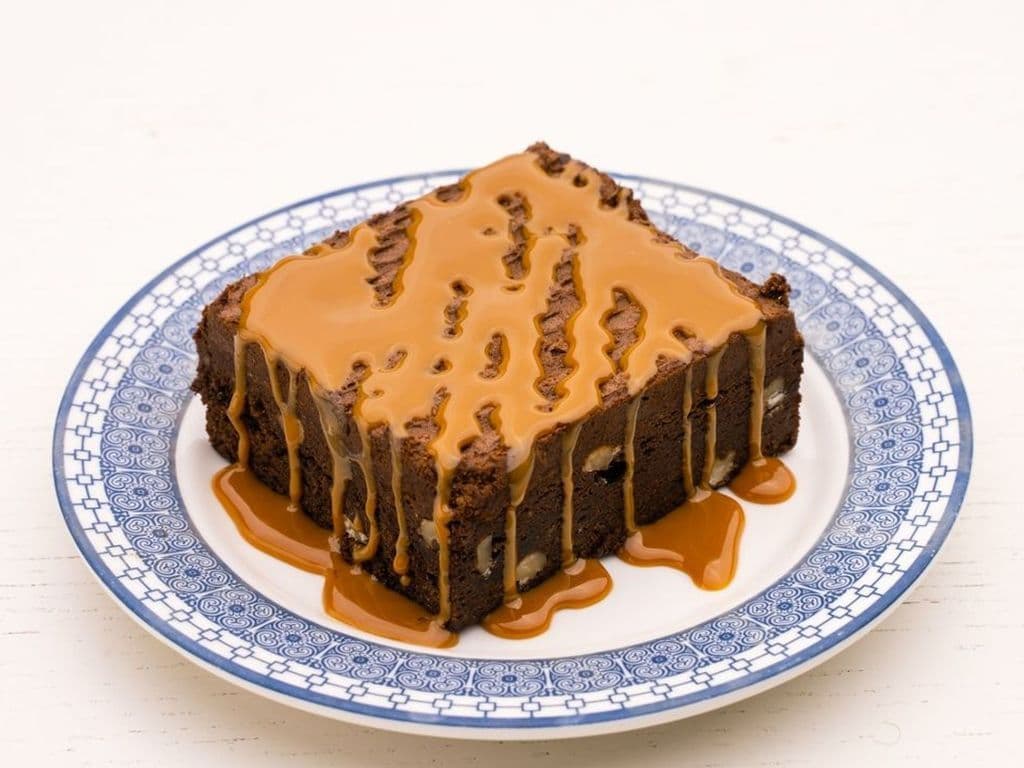 Brownie with Dulce de Leche