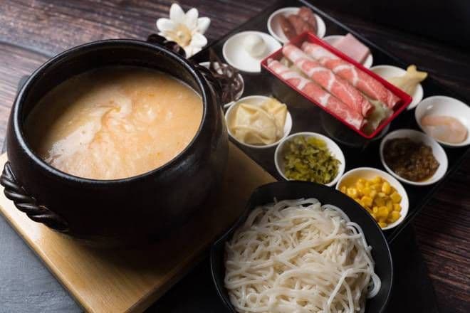 Coconut Curry Rice Noodle Soup