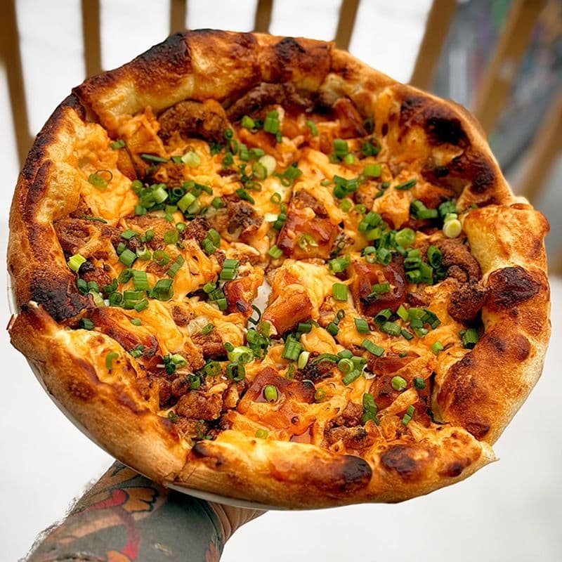 Chix & Waffle Pizza!