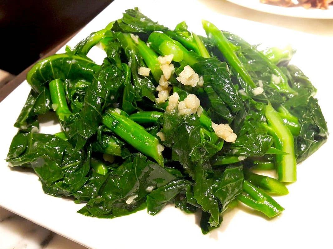 (Lunch Special) Sautéed Chinese Broccoli with Garlic Sauce / 蒜蓉芥蘭 (廚)