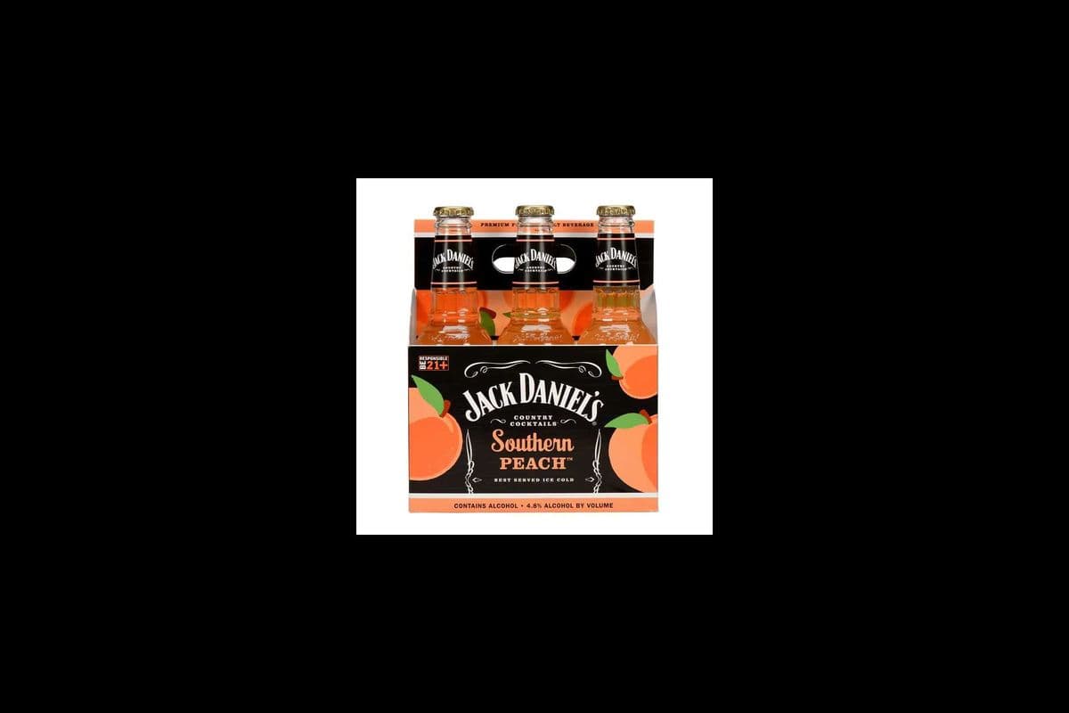 JD Country Cocktails Southern Peach (6 Bottles) (6 x 6*296ML)
