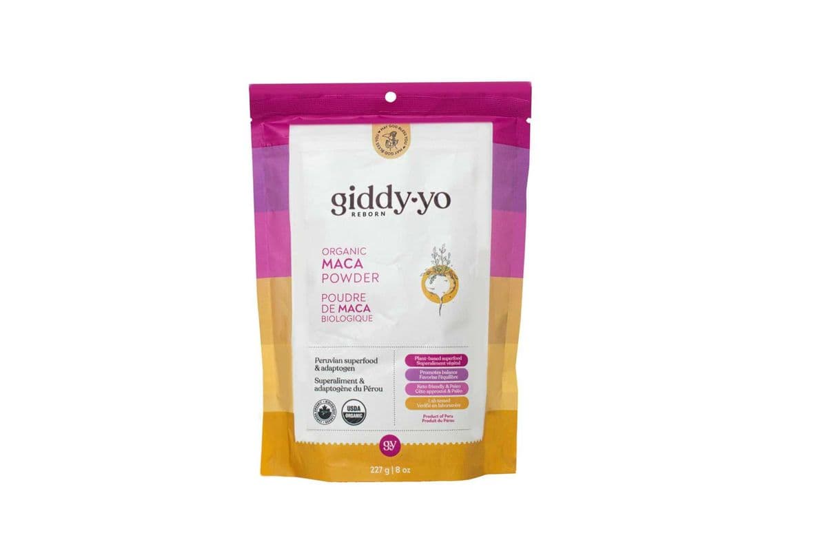 MACA POWDER, YELLOW, 8 OZ/ 227 G,ORGANIC, ADDITIVE-FREE, GLUTEN FREE (277 g)