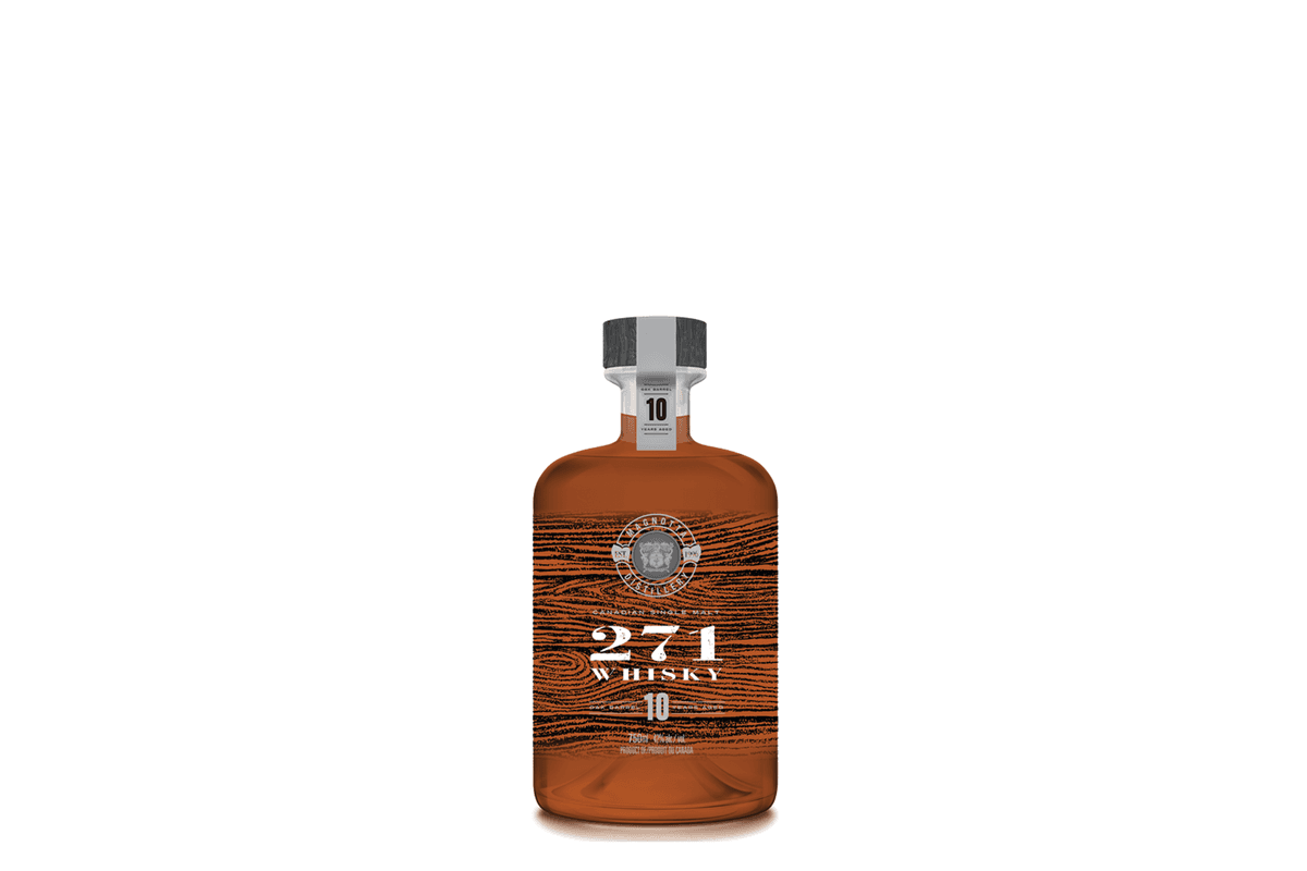 Canadian Single Malt 271 Whisky Oak Barrel 10 Years Aged (1 x 750 ml Bottle)