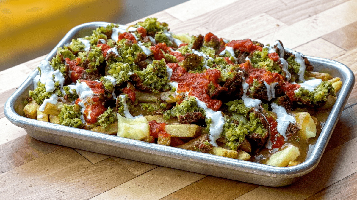 Crispy Falafel Poutine