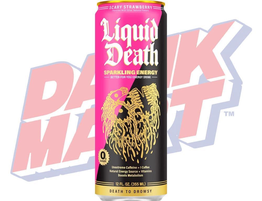 Liquid Death Energy Scary Strawberry - 355ml