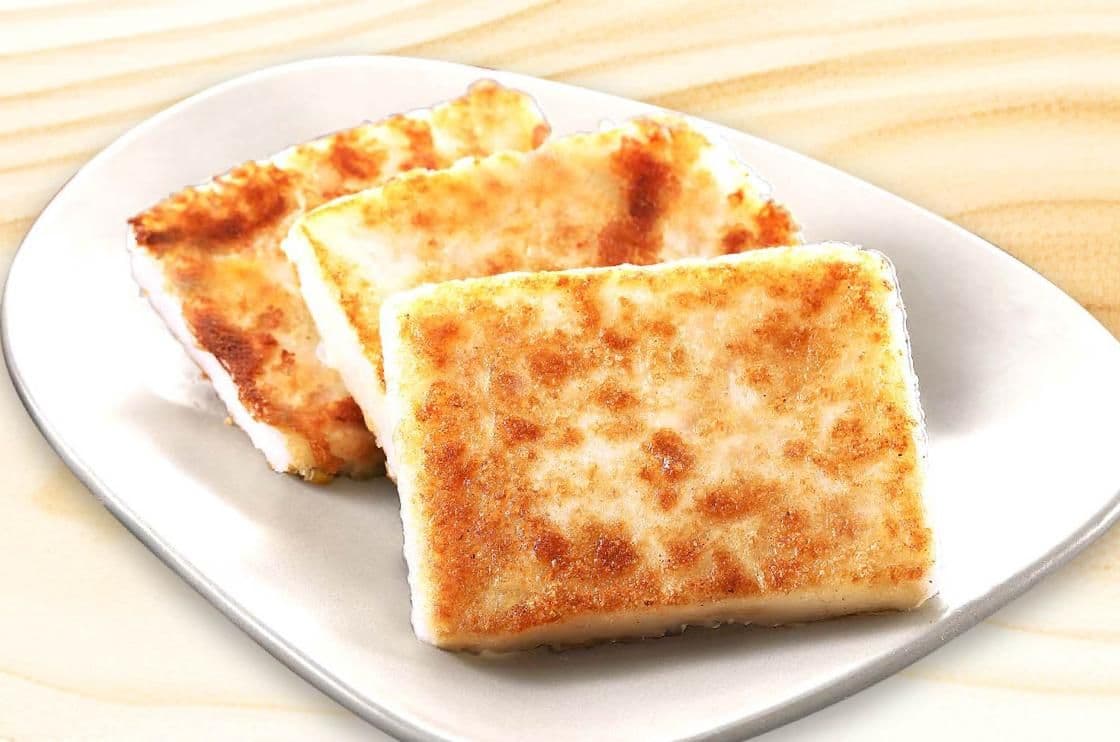 Deep Fried Radish Cake / 素炸蘿蔔糕