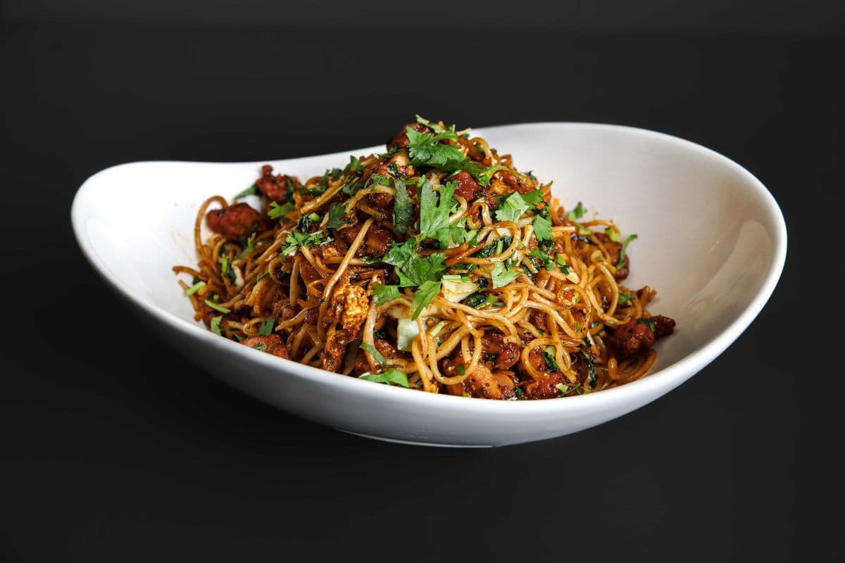 Manchurian Shrimp Noodles