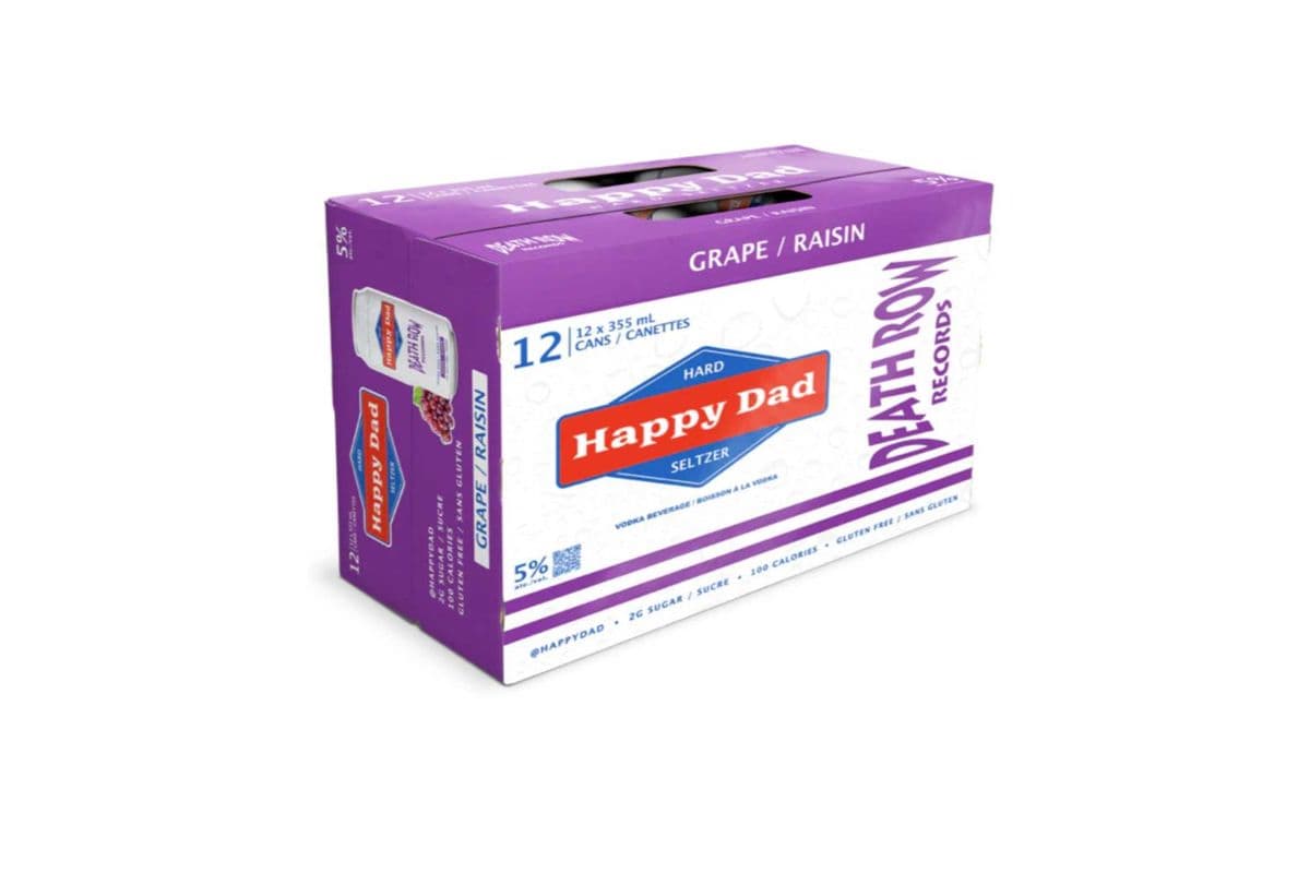 102462. HAPPY DAD HARD SELTZER GRAPE (12 x 355ML (CANS))