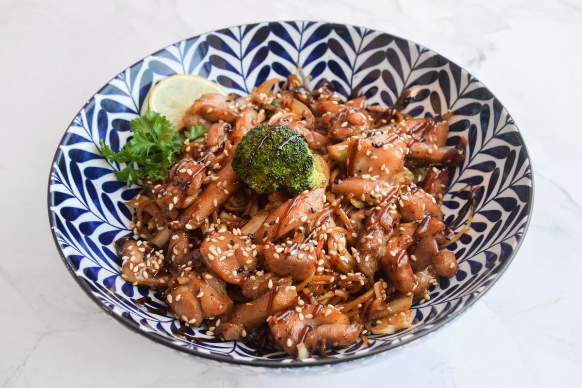 55. Chicken Yakisoba