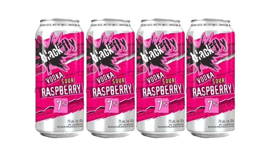 Black Fly Vodka Sour Raspberry (473 ml Can) (1 x 473ml)