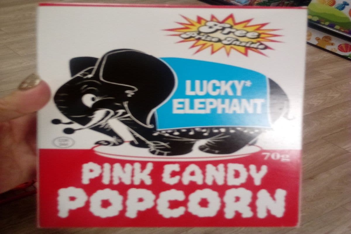 Pink Elephant Popcorn (1 Box)