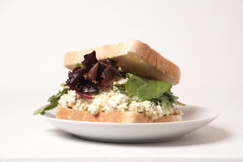 Dill and Dijon Egg Salad Sandwich