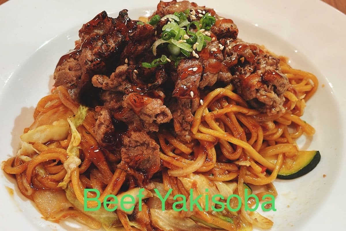 Beef Pan Fried Noodle