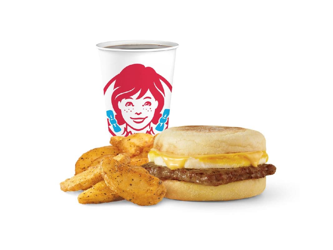Sausage, Egg & Cheese English Muffin Combo - Small