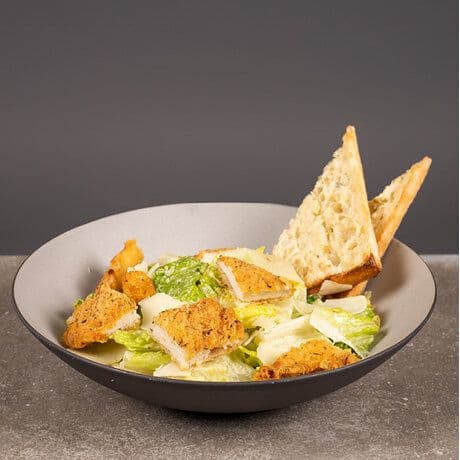 Hot Chicken Caesar Salad