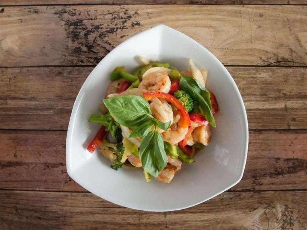 28. Thai Basil Prawns Stir-fry