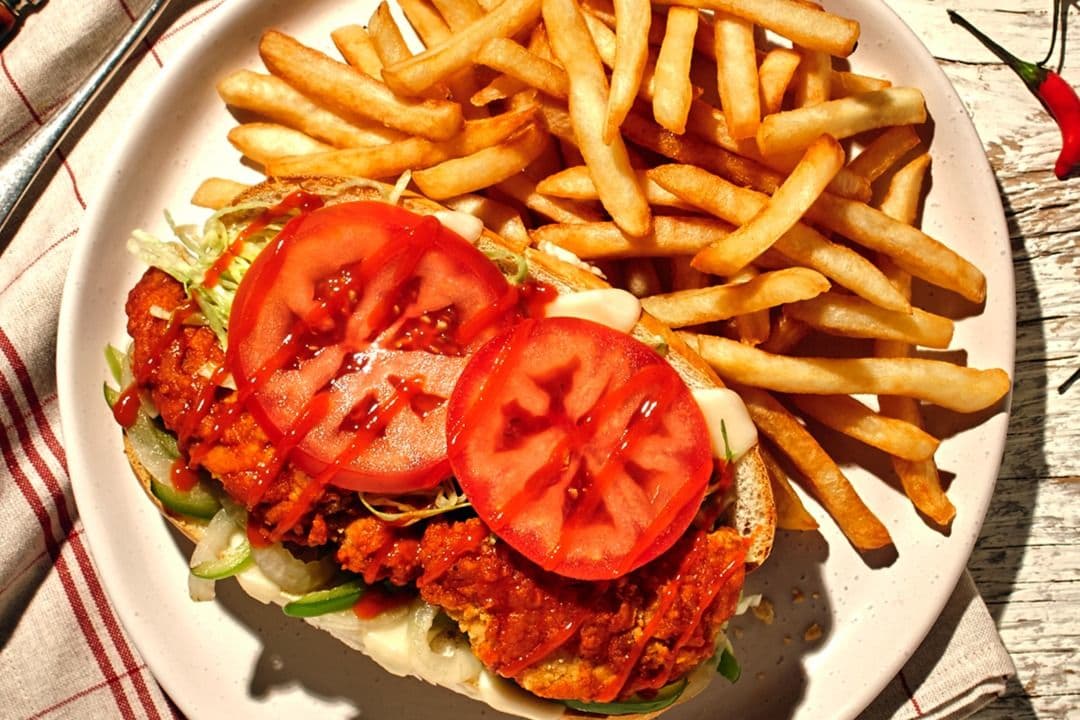 7" Sous-marin au poulet frit épicé / 7" Spicy Fried Chicken Sub