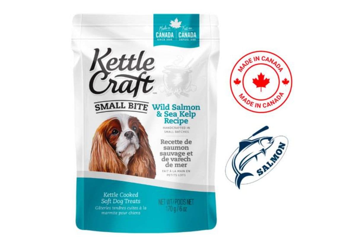 Kettle Craft - Wild Salmon And Sea Kelp Small Bite Dog Treats (170 g)
