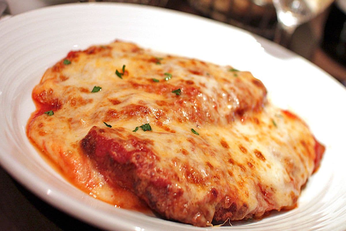 Chicken or Veal Parmigiana
