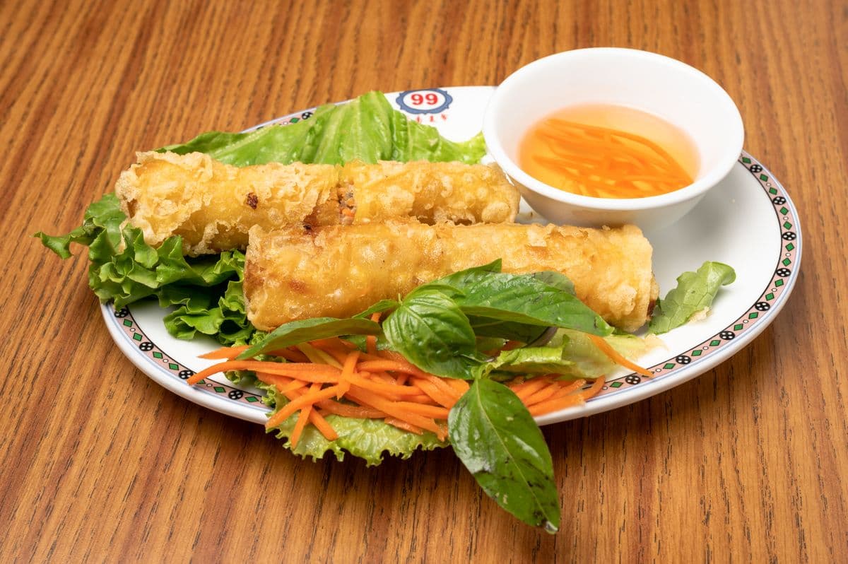 #13 Deep Fried Pork Spring Rolls (2 rolls)