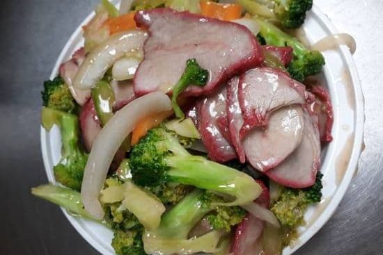 BBQ Pork with Broccoli