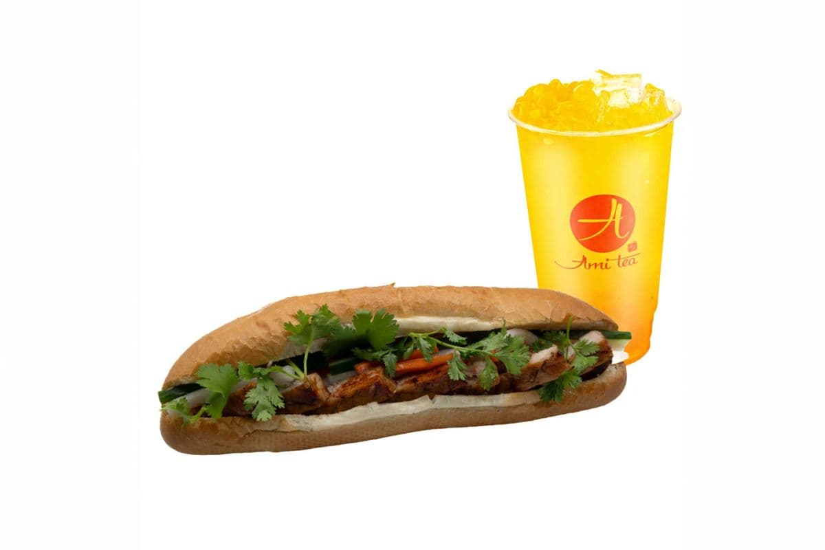 Spicy Korean-style BBQ Pork Banh Mi Sub Value Combo Meal