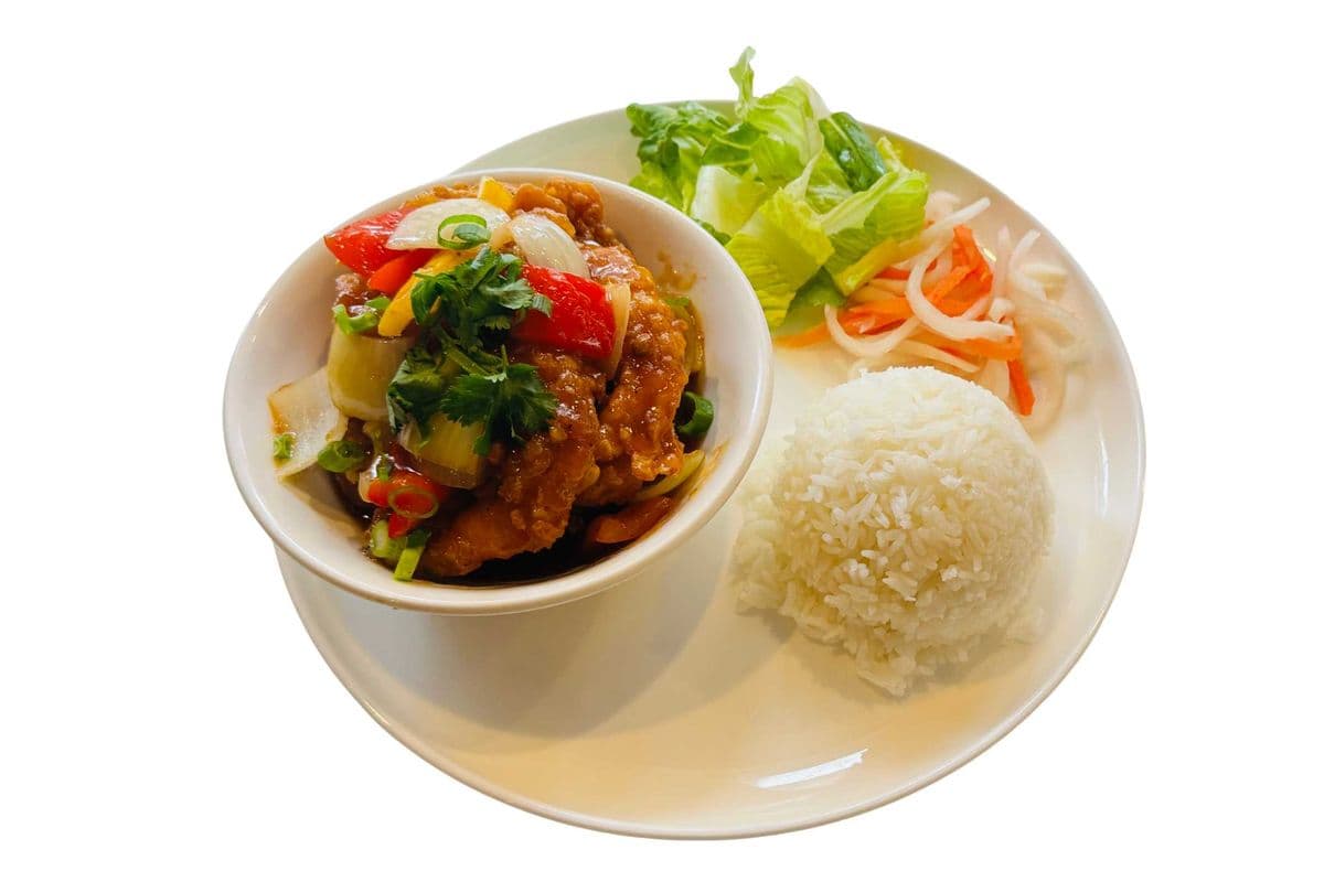 C03. Crevettes Général Tao | General Tao Shrimp | Tôm sốt chua ngọt