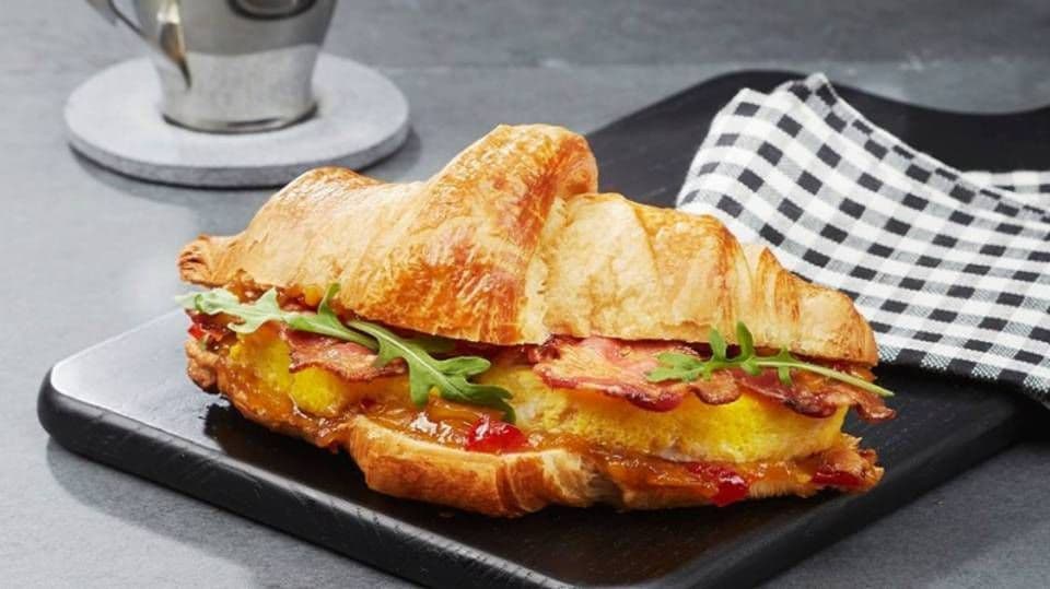 Bacon Omelet Croissant