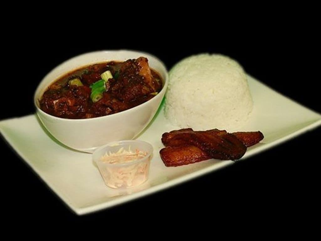 Stewed Oxtail With Steamed Rice