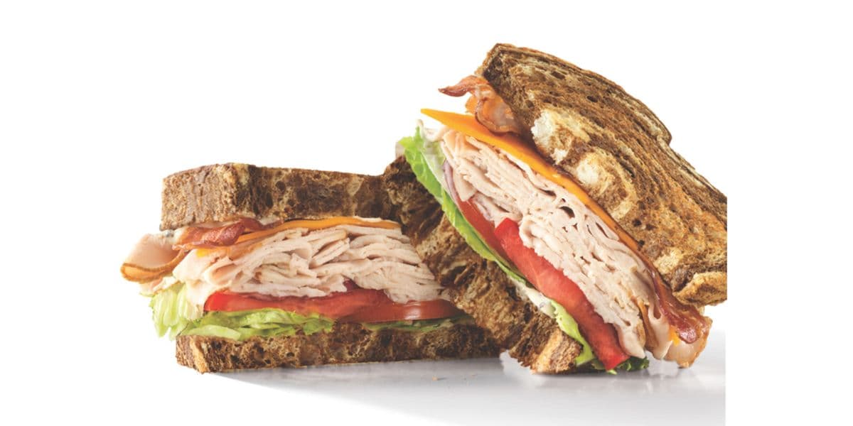 Roast Turkey Ranch and Bacon Sandwich