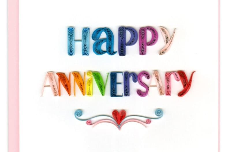 Happy Anniversary Card LV213