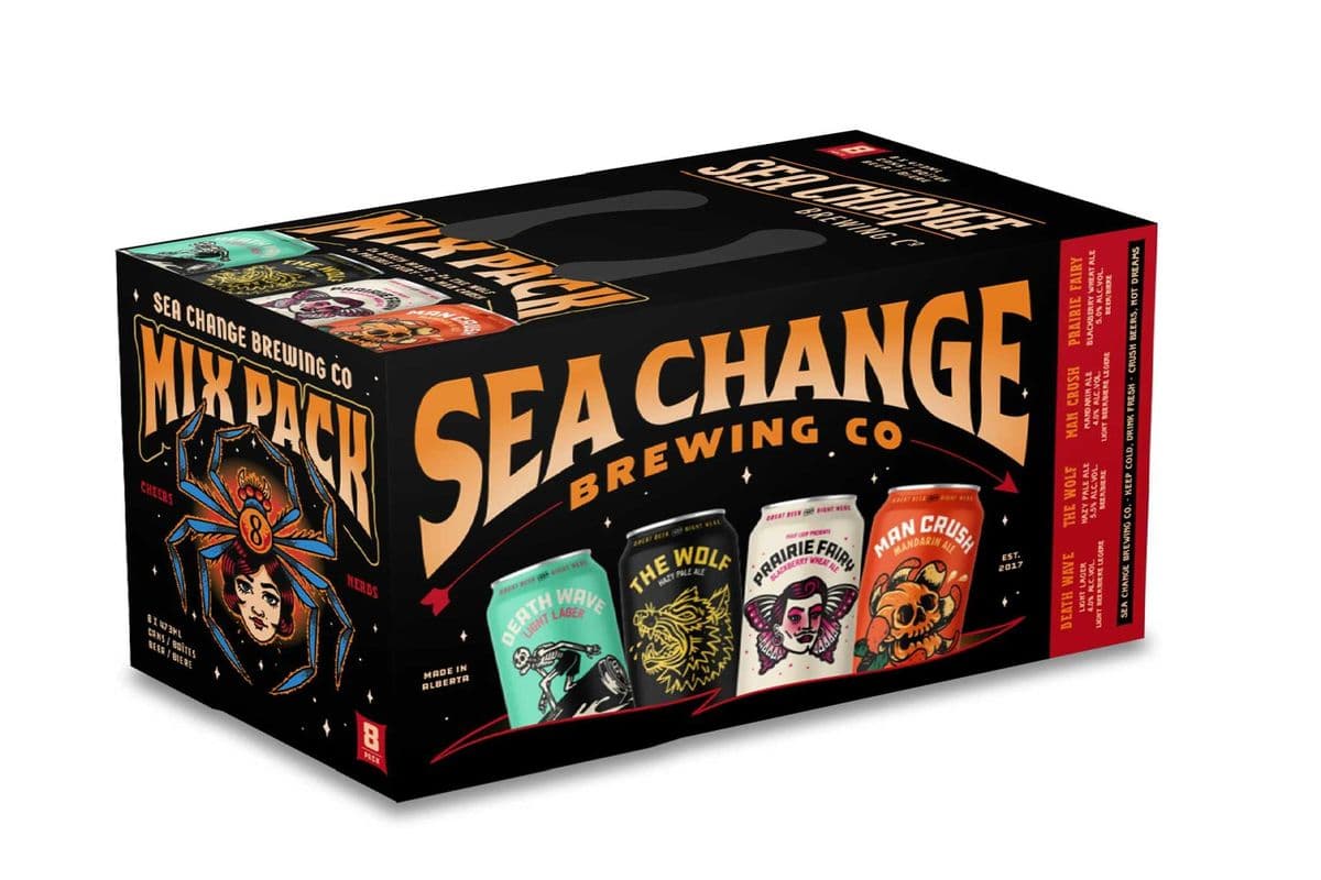 111209. SEA CHANGE 8 PACK MIXER (8 x 473ML (CANS))