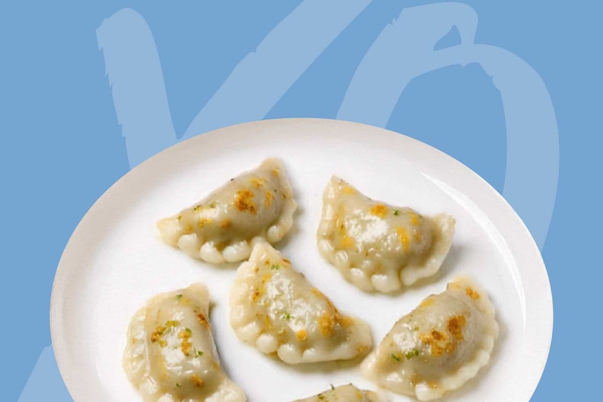Vegan Buffalo Cauliflower Pierogi