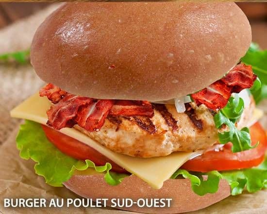 Trio Burger au Poulet Sud-Ouest / Southwest Chicken Burger