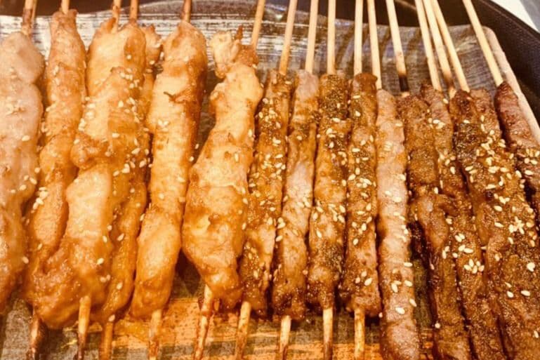 烧烤小会Grilled Kabobs (5lamb, 5beef, 5chicken, 5pork)