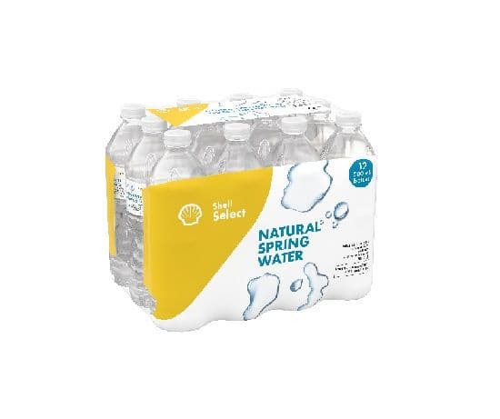 Shell Select Natural Spring Water 500ml (12 Pack) 1002516