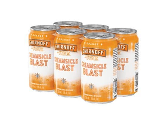 Smirnoff Ice Creamsicle Blast 6pack, 355ml (5% ABV)