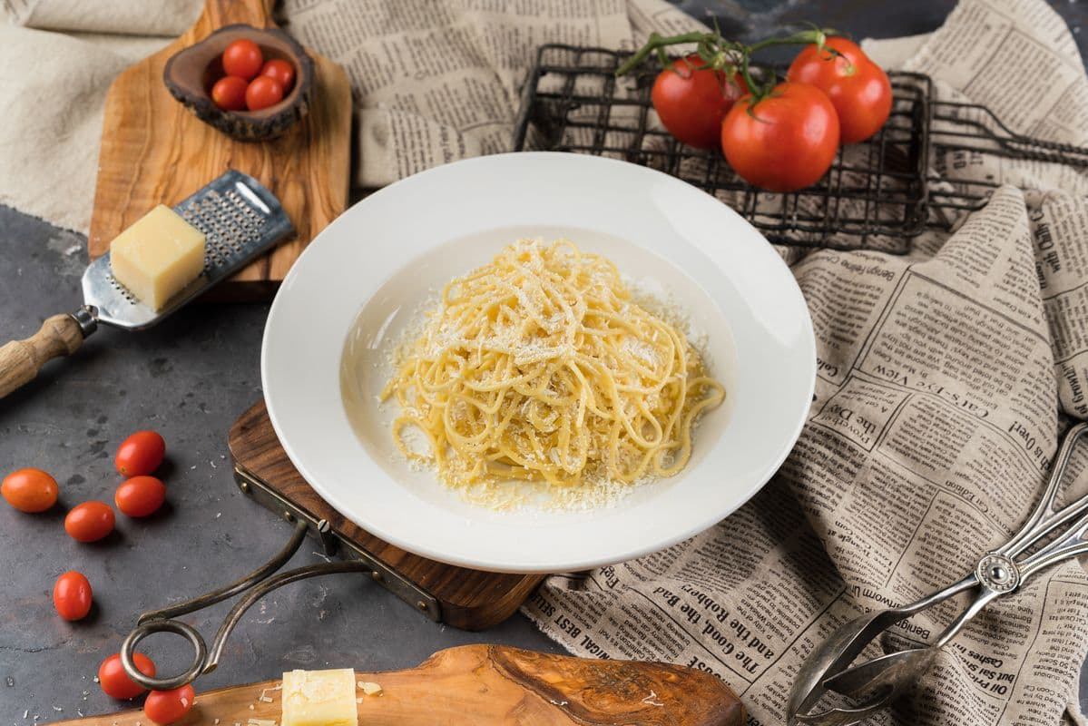 Spaghetti with Browned Butter and Mizithra Cheese