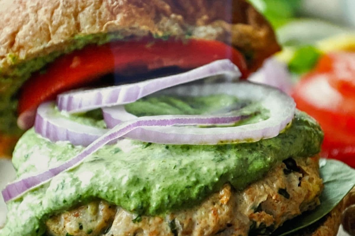 Chicken Kebab Burger