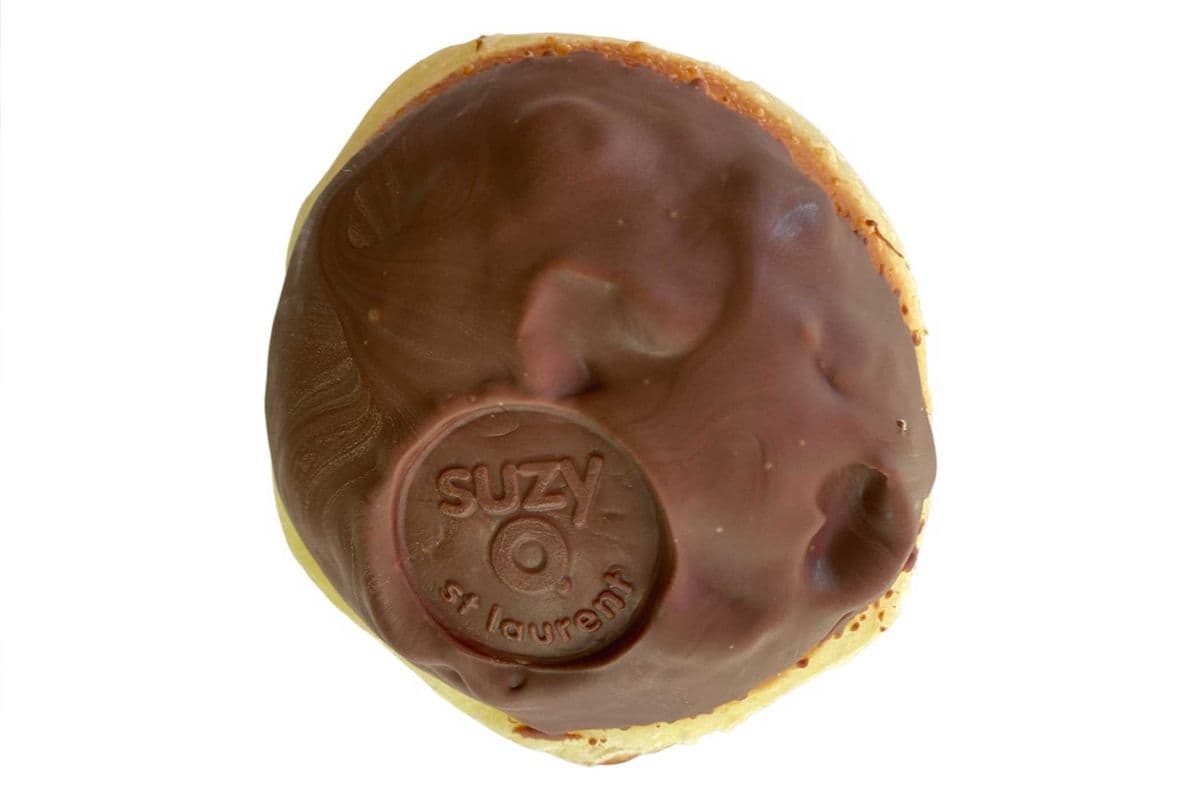Boston Cream Filled Doughnut