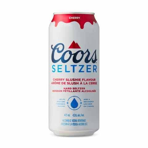 Coors Seltzer Cherry Slushie 473ml Can