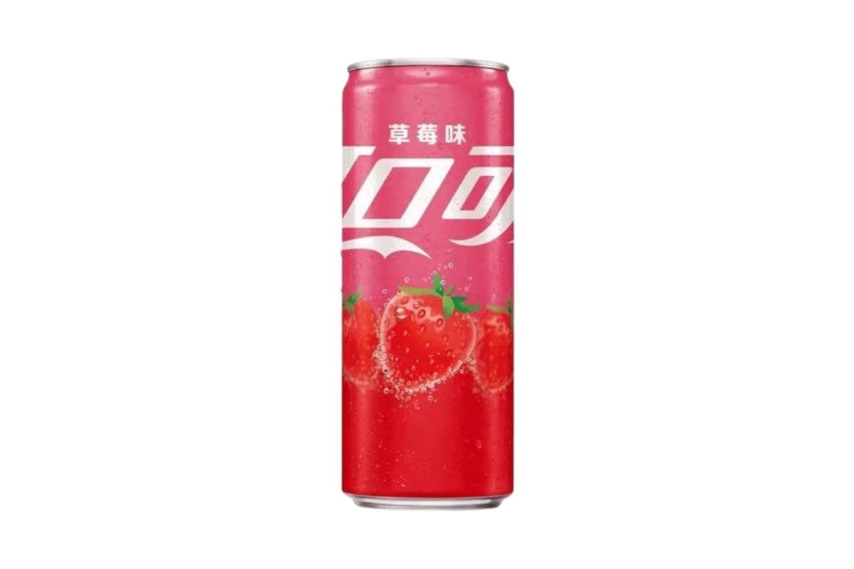 Canned Coca-Cola Strawberry