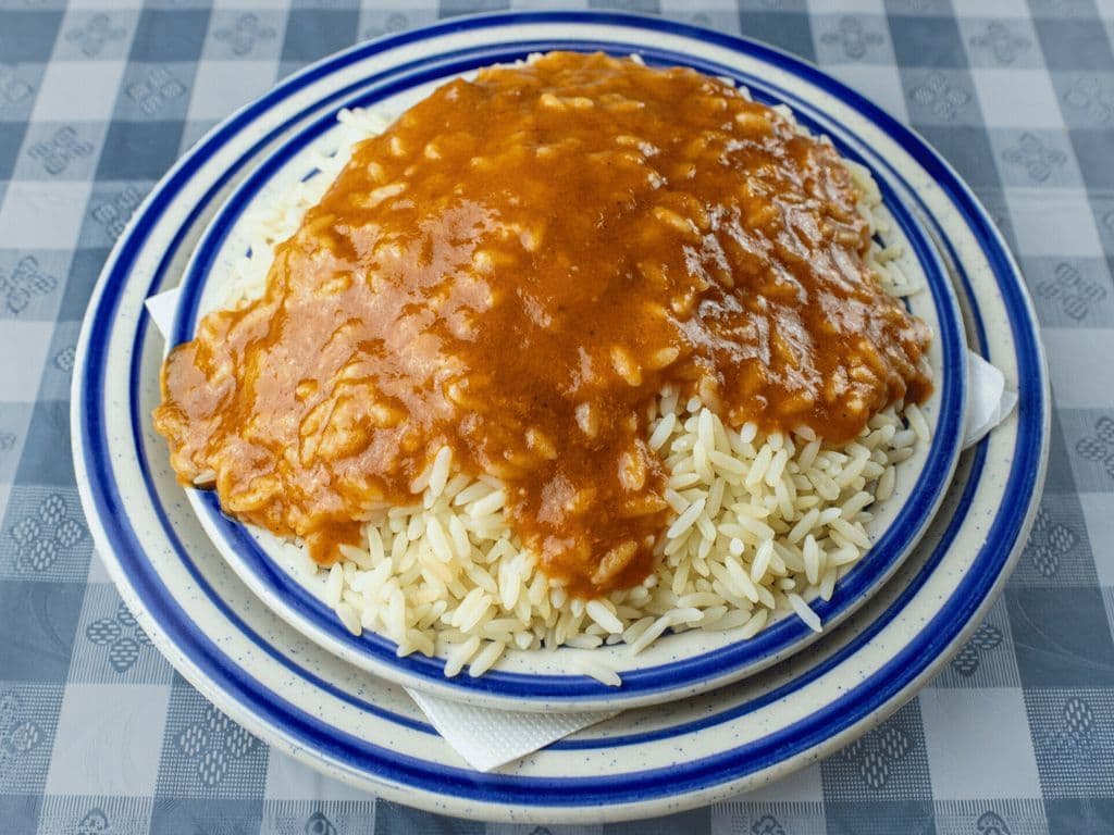 Side Rice with Spiro Sauce