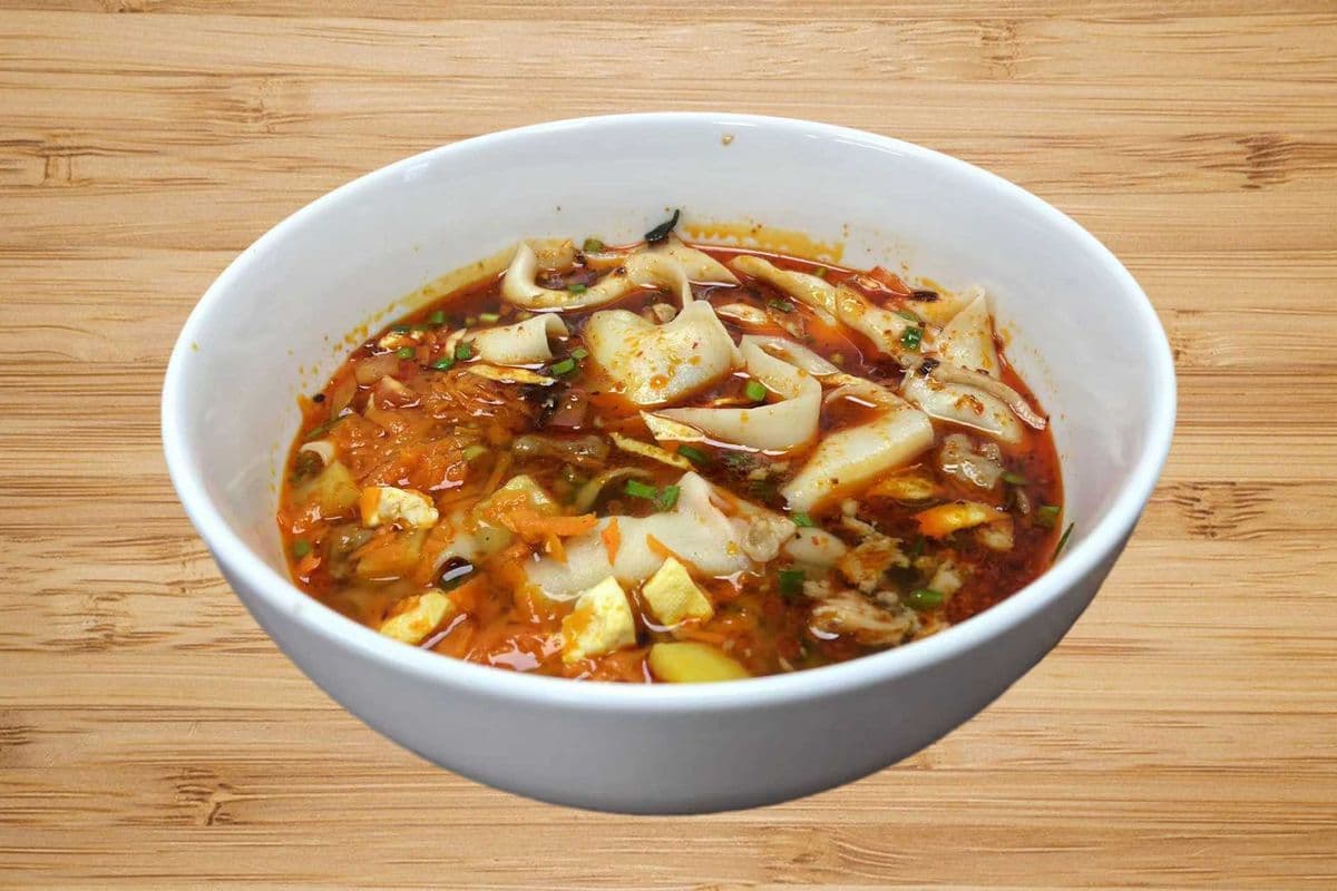 S2-V: MT Qi Veggie Hand-Ripped Noodle Soup – 岐山素汤扯面