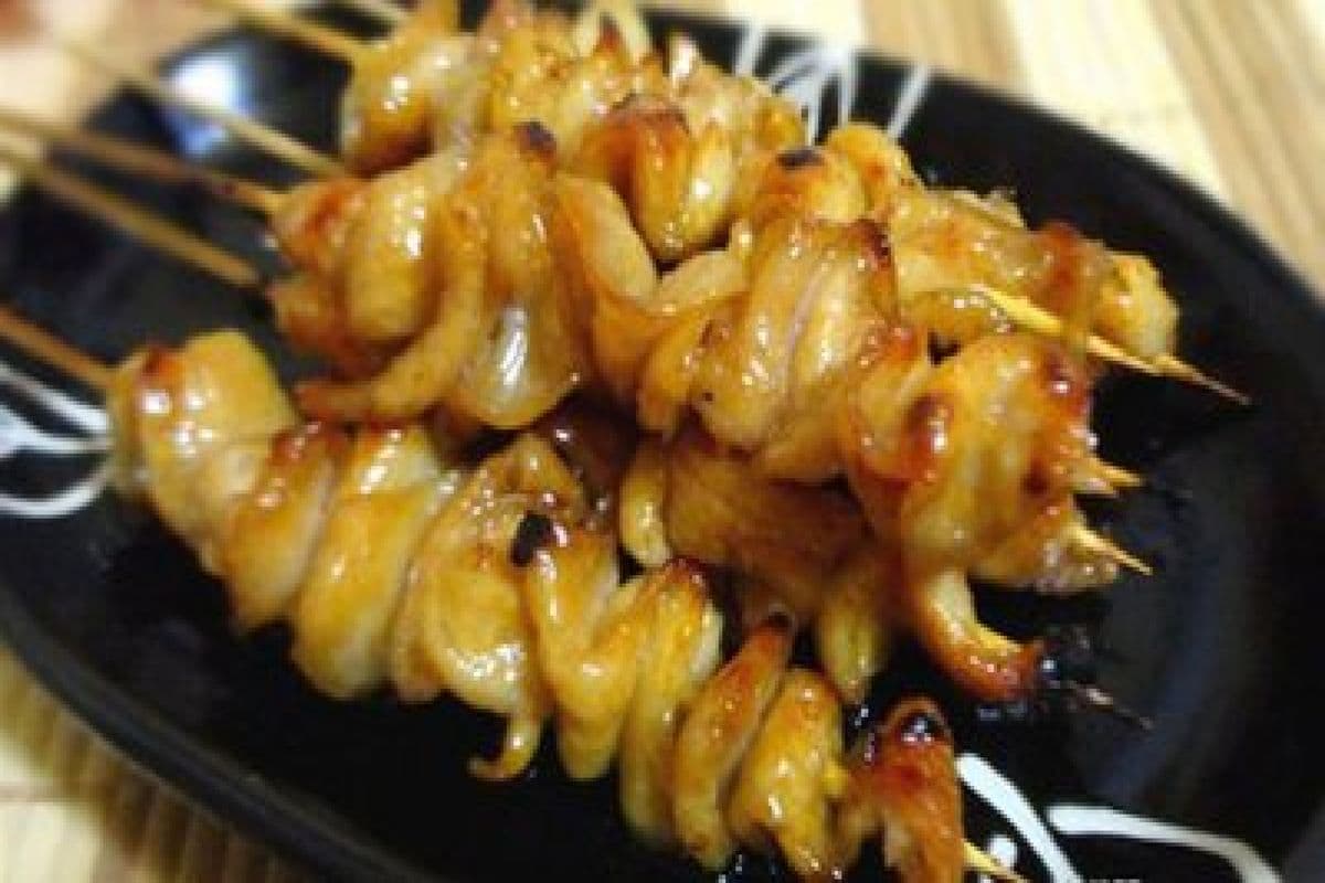 Chicken Skin 3PC(碳烤鸡皮串3个)