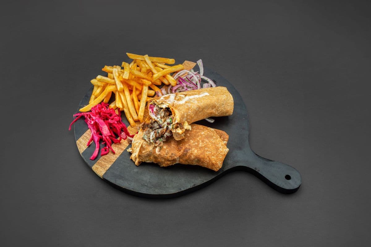 Arabi Meat Shawarma Wrap (Beef strips not donair)